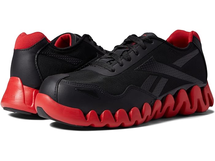 (取寄) リーボック ワーク メンズ ジグ パルス ワーク SD10 コンプ トゥ Reebok Work men Zig Pulse Work SD10 Comp Toe Black/Red
