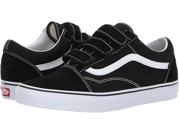 (取寄) バンズ オールド スクール V Vans Old Skool V (Suede/Canvas) Black/True White