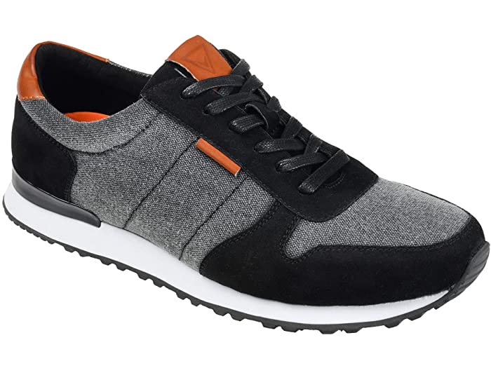 (取寄) バンス メンズ フェリス カジュアル スニーカー Vance Co. men Ferris Casual Sneaker Black