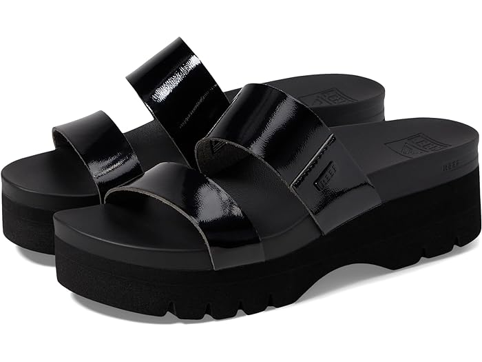 (取寄) リーフ レディース クッション ビスタ ハイヤー Reef women Cushion Vista Higher Black Patent