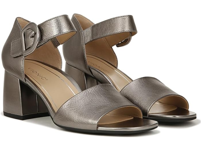 (取寄) バイオニック スニーカー レディース シャルドネ シューズ 靴 VIONIC women Chardonnay Pewter Metallic Leather 33,521円