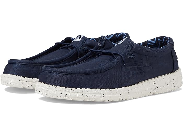 (取寄) ヘイデュードキッズ ボーイズ ウォーリー キャンバス (リトル キッド/ビッグ キッド) Hey Dude Kids boys Wally Canvas (Little Kid/Big Kid) Navy