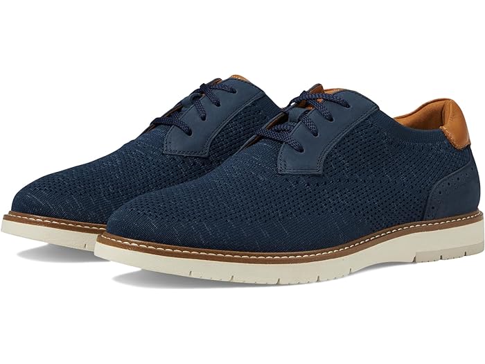 (取寄) フローシャイム メンズ ヴィーブ ニット プレーン トゥ オックスフォード Florsheim men Vibe Knit Plain Toe Oxford Navy