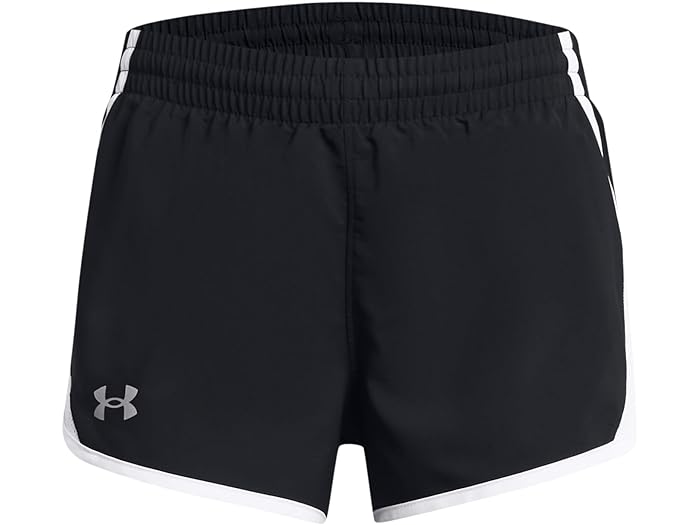 (取寄) アンダーアーマー キッズ ガールズ フライ バイ ショーツ (ビッグ キッズ) Under Armour Kids girls Fly By Shorts (Big Kids) Black/White/Reflective