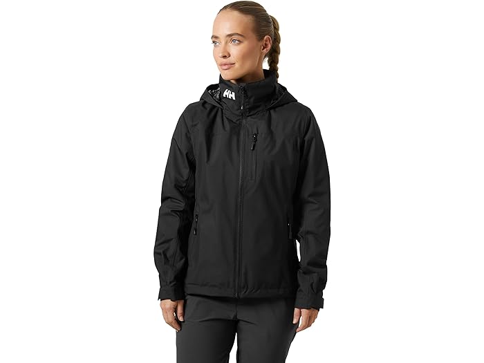 (取寄) ヘリーハンセン レディース クルー フーデット ミッドレイヤー ジャケット 2.0 Helly Hansen women Crew Hooded Midlayer Jacket 2.0 Black