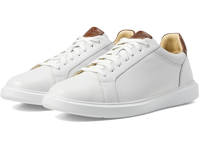 (取寄) フローシャイム メンズ ソーシャル レース トゥ トゥ スニーカー Florsheim men Social Lace To Toe Sneaker White
