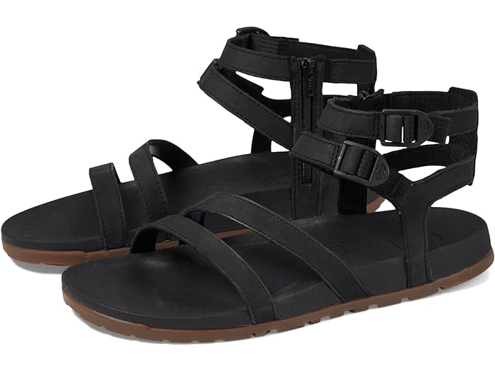 (取寄) チャコ レディース ローダウン レザー ストラップ ハイ Chaco women Lowdown Leather Strappy High Black 1
