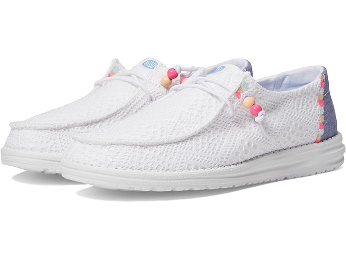 (取寄) ヘイ デュード レディース ウェンディ ボーホー クローシェ Hey Dude women Wendy Boho Crochet White