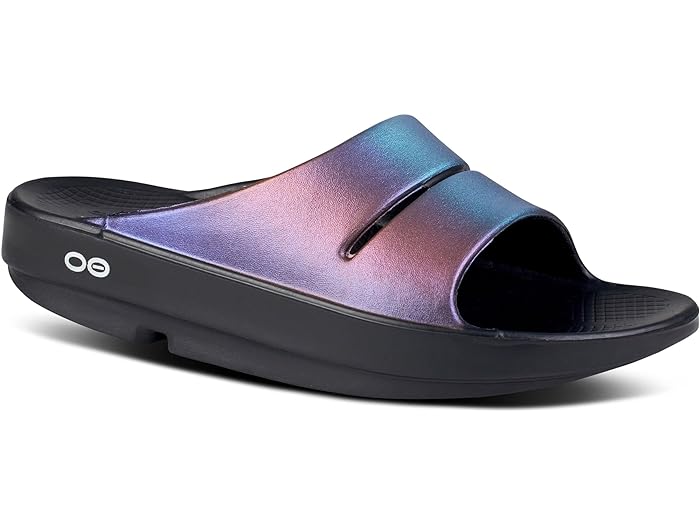 (取寄) ウーフォス レディース ウーアー ラグゼ OOFOS women Ooahh Luxe Midnight Spectre