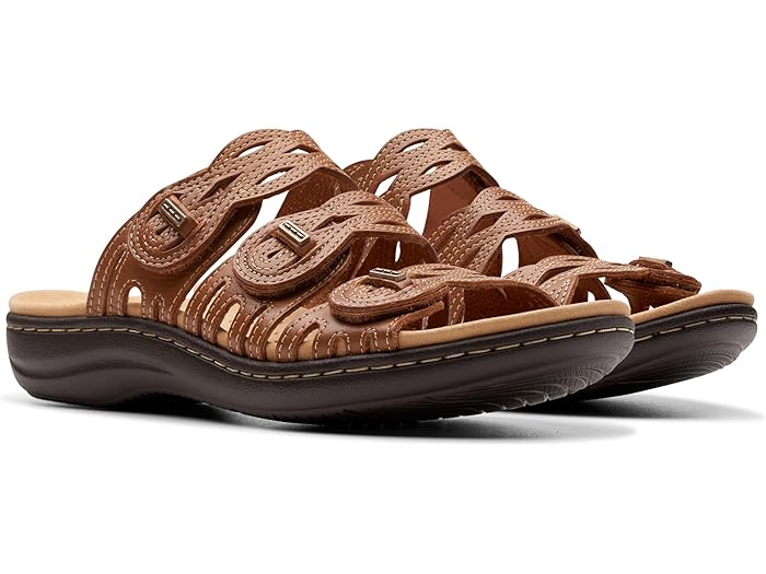 (取寄) クラークス サンダル レディース ローリアン ルビー タン Clarks women Laurieann Ruby Tan Leather