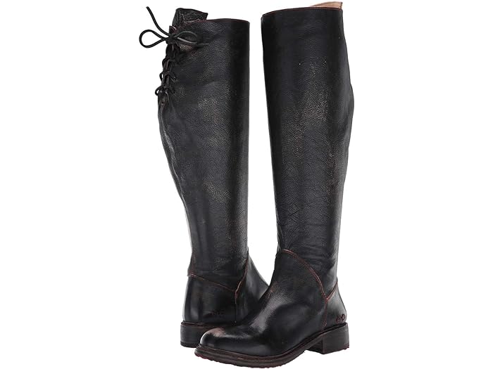 (取寄) ベッドステュ レディース マンチェスター ワイド カーフ Bed Stu women Manchester Wide Calf Black Hand