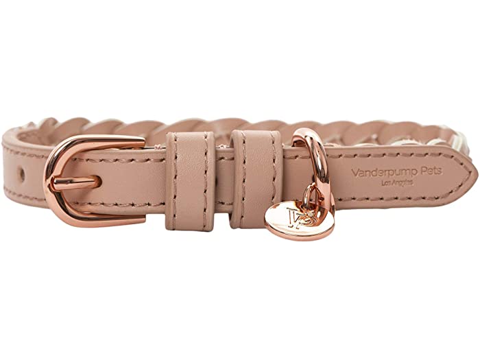(取寄) バンダーパンプ ペット ウーブン カラー - S Vanderpump Pets Woven Collar - S Blush
