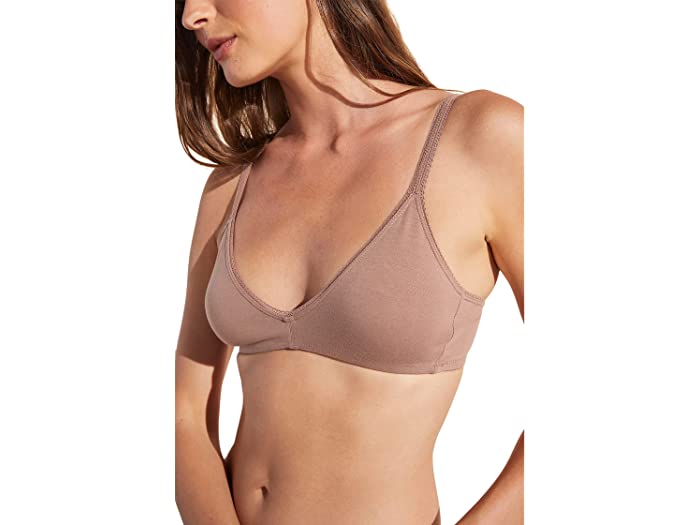 取寄 エバージェイ ピマ ストレッチ コットン ブラレット Eberjey Pima Stretch Cotton Bralette Mocha  最大58％オフ！