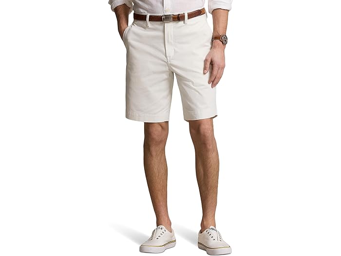 (取寄) ラルフローレン メンズ クラシック フィット ストレッチ チノ ショート Polo Ralph Lauren men Classic Fit Stretch Chino Short White 1