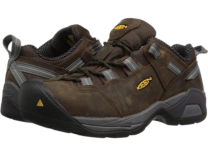 (取寄) キーン ユーティリティ メンズ デトロイト Xt スティール トゥ エスド KEEN Utility men Detroit XT Steel Toe ESD Cascade Brown/Gargoyle