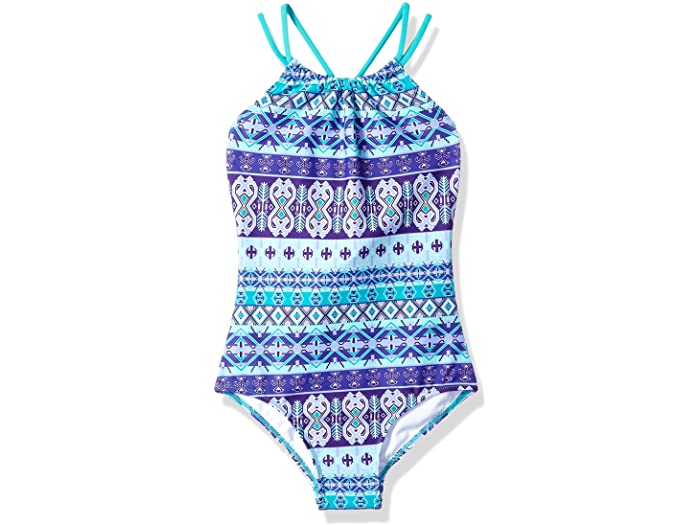 (取寄) カヌ サーフ ジャスミン ビーチ スポーツ ホルター ワンピース スイムスーツ (トドラー) Kanu Surf Jasmine Beach Sport Halter One-Piece Swimsuit (Toddler) Mahina Purple