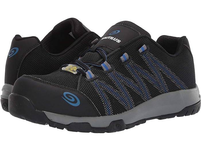 (取寄) ノーチラス セーフティ フットウェア メンズ N1345 カーボン ナノファイバー セーフティー トゥ SD Nautilus Safety Footwear men N1345 Carbon Nanofiber Safety Toe SD Black