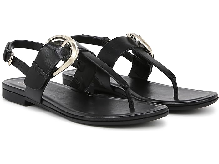(取寄) ナチュラライザー レディース テイラー スリングバックス Naturalizer women Taylor Slingbacks Black Leather