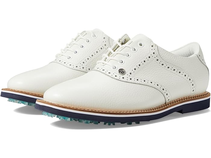 (取寄) ジーフォア メンズ メンズ トーナル サドル ギャリバン ゴルフシューズ GFORE men Men's Tonal Saddle Gallivanter Golf Shoes Snow/Twilight