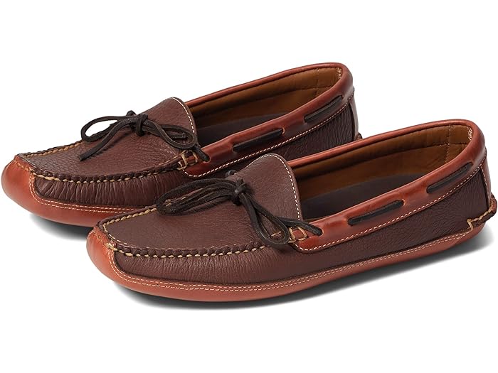 (取寄) エルエルビーン メンズ バイソン ダブル ソール スリッパ レザー ライン L.L.Bean men Bison Double Sole Slipper Leather Lined Raisin