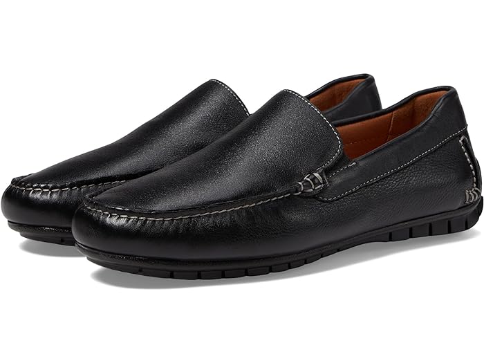 (取寄) ジョンストン&マーフィー メンズ コート モック ヴェニーシャン Johnston & Murphy men Cort Moc Venetian Black Full Grain