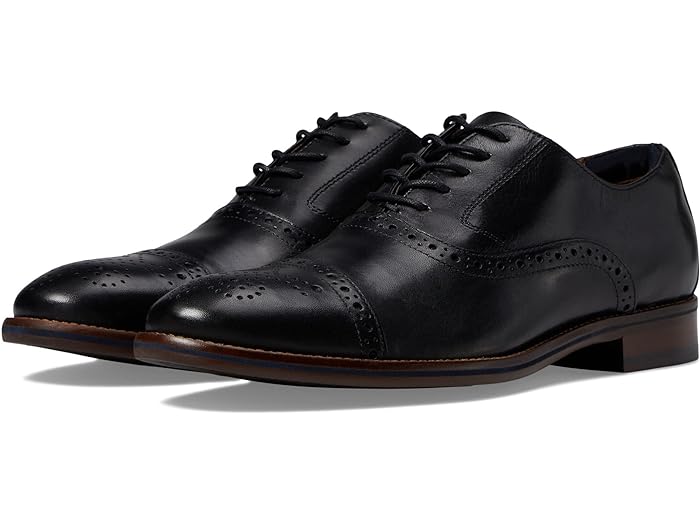 (取寄) ジョンストン&マーフィー メンズ コナード 2.0 キャップ トゥ Johnston & Murphy men Conard 2.0 Cap Toe Black Full Grain