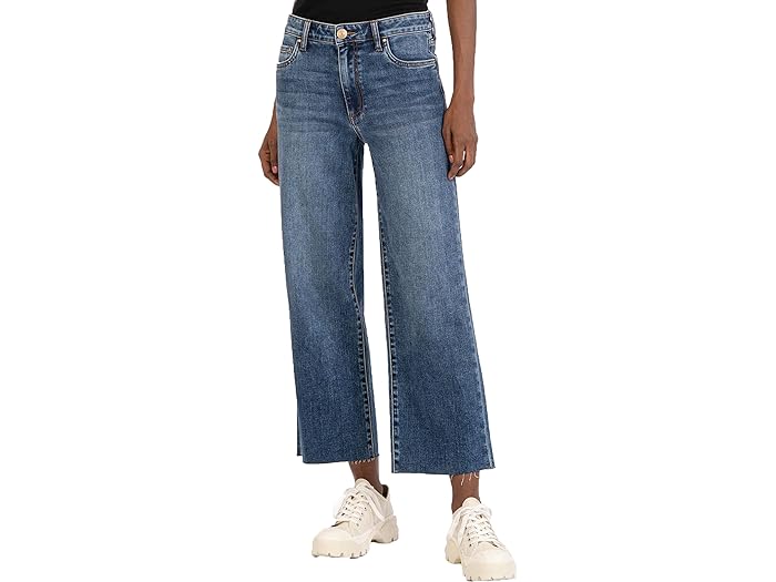 (取寄) カット フロム ザ クロス レディース シャーロット ハイライズ キュロット イン コメンダトリー KUT from the Kloth women Charlotte High-Rise Culottes in Commendatory Commendatory