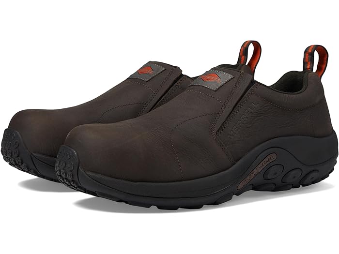 (取寄) メレル ワーク メンズ ジャングル モック レザー コンポジット トゥ Merrell Work men Jungle Moc Leather Composite Toe Espresso