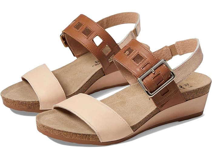 (取寄) ナオト レディース ダイナスティ Naot women Dynasty Pale Blush Leather/Caramel Leather/Soft Rose Gold Leather