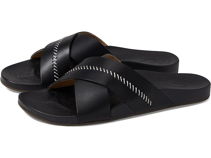 (取寄) オルカイ レディース キペアー オル OluKai women Kipea'a 'Olu Black/Black