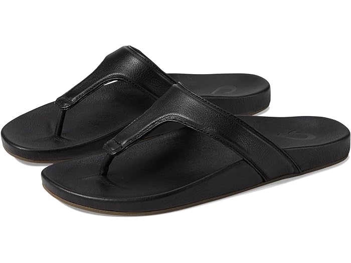 (取寄) オルカイ レディース キペア リピ サンダル OluKai women Kipe‘A Lipi Sandal Black/Black