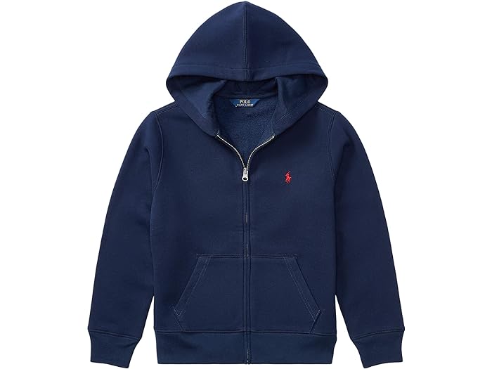 (取寄) ラルフローレン キッズ ボーイズ コットン-ブレンド-フリース パーカー (ビッグ キッズ) Polo Ralph Lauren Kids boys Cotton-Blend-Fleece Hoodie (Big Kids) Cruise Navy