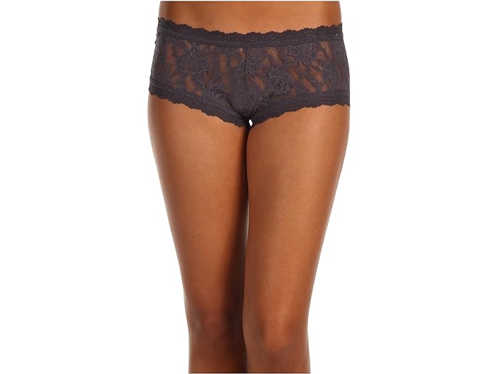 (取寄) ハンキー パンキー レディース シグニチャー レース ロー ライズ トング 3-パック Hanky Panky women Signature Lace Low Rise Thong 3-Pack Granite