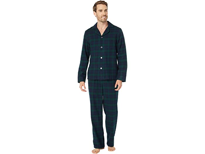 円 ブランドのギフト 取寄 エルエルビーン メンズ スコッチ プレイド フランネル パジャマ レギュラー L L Bean Men Scotch Plaid Flannel Pajamas Regular Black Watch Tartan