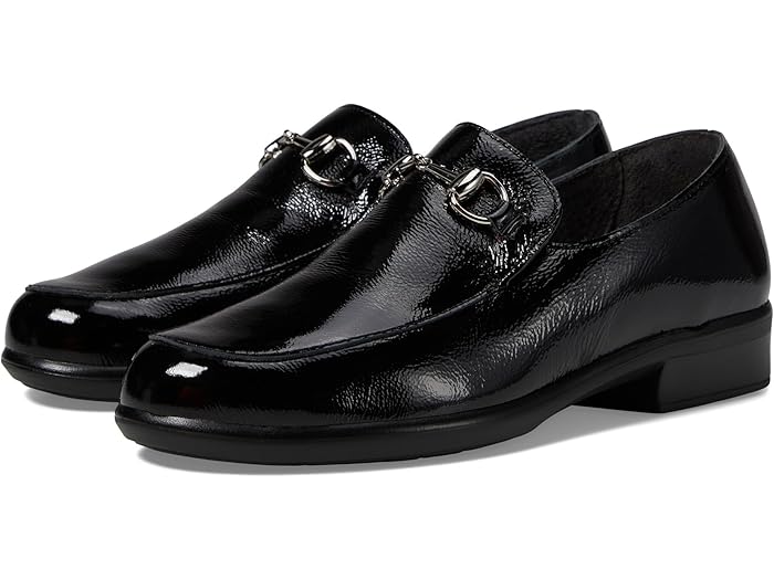 (取寄) ナオト レディース ベンツー Naot women Bentu Black Crinkle Patent Leather