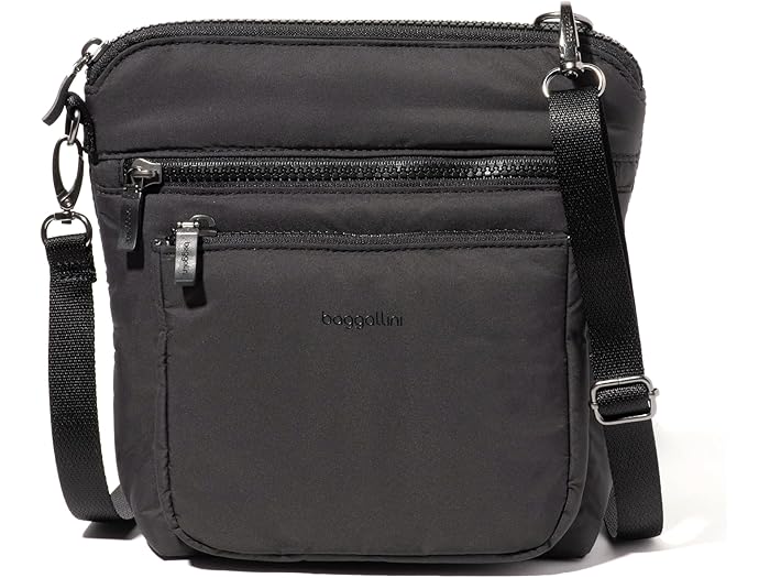 (取寄) バッガリーニ レディース モダン ポケット クロスボディ Baggallini women Modern Pocket Crossbody Black Puff