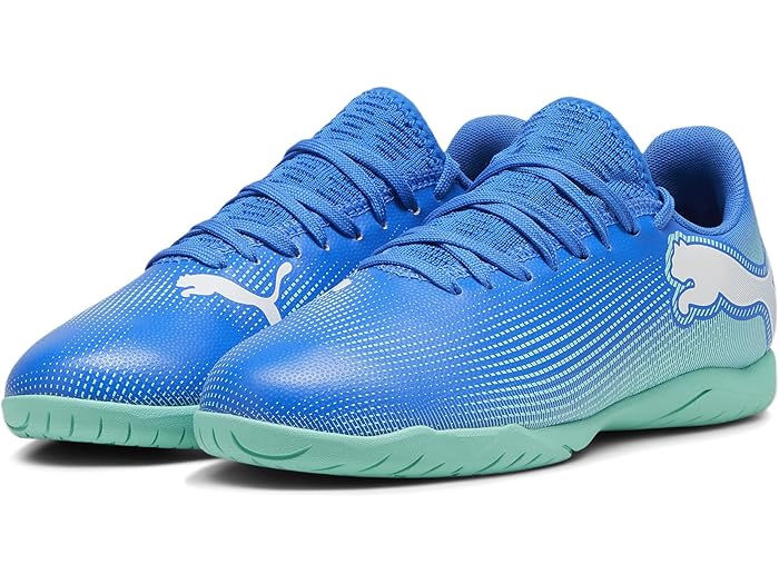 (取寄) プーマ キッズ キッズ フューチャー プレイ インドア トレーニング (リトル キッド/ビッグ キッド) PUMA Kids kids Future Play Indoor Training (Little Kid/Big Kid) Hyperlink Blue/Mint/Puma White