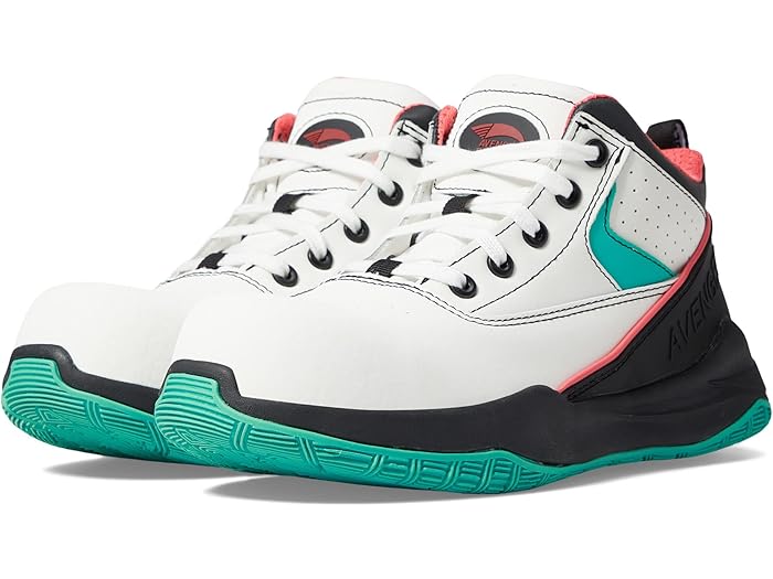 (取寄) アベンジャー ワークブーツ レディース リアクション Avenger Work Boots women Reaction White/Green