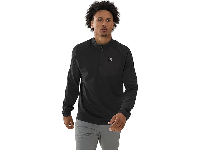(取寄) アークテリクス メンズ デルタ 1/2 ジップ Arc'teryx men Delta 1/2 Zip Black