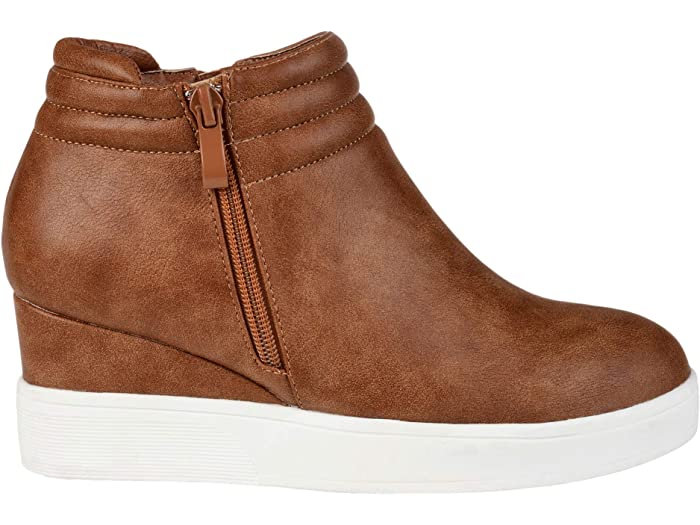 取寄) ジュルネ コレクション レディース レミー スニーカー ウェッジ Journee Collection Women Remmy Sneaker Wedge Brown 登山・トレッキング | earnesthomeco.com