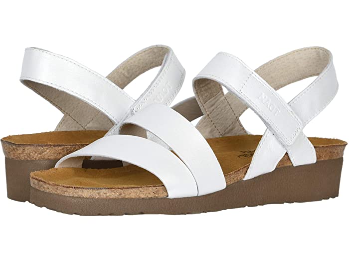 (取寄) ナオト レディース ケーラ Naot women Kayla White Pearl Leather