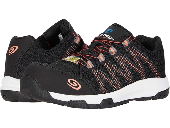 (取寄) ノーチラス セーフティ フットウェア レディース アクセラレーター ブラック カーボン トゥ SD10 - 1347 Nautilus Safety Footwear women Accelerator Black Carbon Toe SD10 - 1347 Black