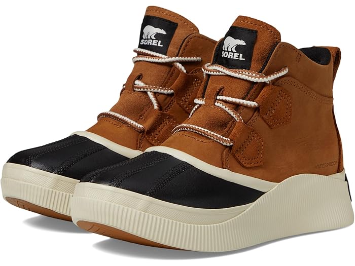(取寄) ソレル レディース アウト n アバウト Iv クラシック ウォータープルーフ SOREL women Out N About IV Classic Waterproof Taffy/Black