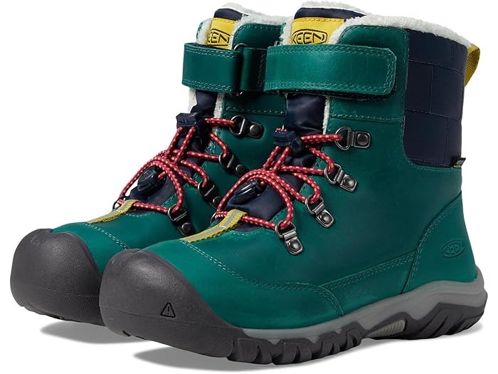 (取寄) キーン キッズ ガールズ カニボウ ウォータープルーフ (リトル キッド/ビッグ キッド) KEEN Kids girls Kanibou Waterproof (Little Kid/Big Kid) Deep Lagoon/Jazzy