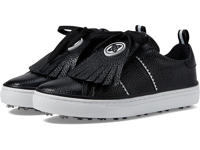 (取寄) ジーフォア レディース ダーフ ペブル レザー キルティー ゴルフシューズ GFORE women Durf Pebble Leather Kiltie Golf Shoes Onyx 34,541円