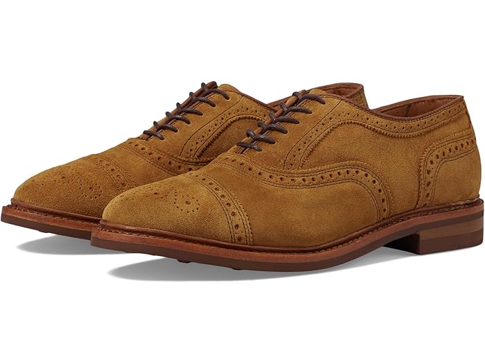 (取寄) アレンエドモンズ メンズ ストランドモック キャップ トゥズ Allen Edmonds men Strandmok Cap Toes Wheat Suede