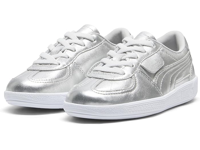 (取寄) プーマ キッズ パレルモ クロム PUMA Kids Palermo Chrome PUMA Silver-Feather Gray