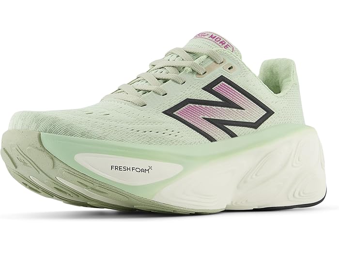 (取寄) ニューバランス スニーカー レディース フレッシュ フォーム X モア v5 New Balance women Fresh Foam X More v5 Natural Mint/Purple Fuchsia