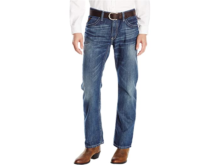 (取寄) アリアット メンズ Fr M4 ブーツカット ジーンズ Ariat men FR M4 Bootcut Jeans Glacier