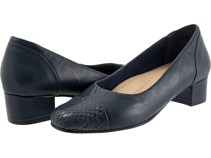 (取寄) トロッターズ レディース デイジー Trotters women Daisy Navy Snake